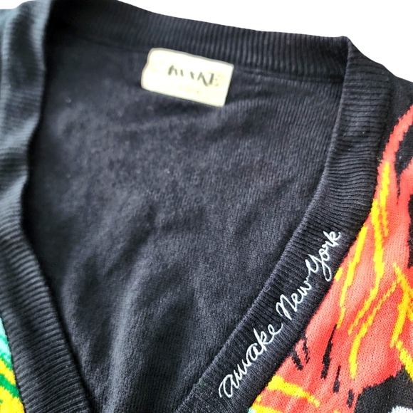 Awake New York Floral Cardigan - size Large - Picture 2 of 4